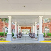 Luxury senior living in a gated community