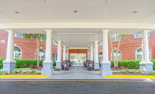 Luxury senior living in a gated community