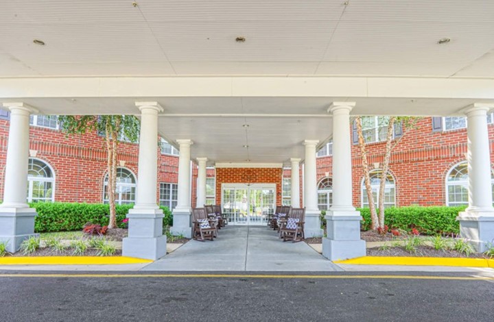 Luxury senior living in a gated community