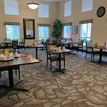 Avamere at South Hill senior living community offering assisted living and respite care in Spokane, WA, dining room