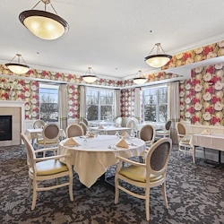 Dining area at the Waters of Eden Prairie
