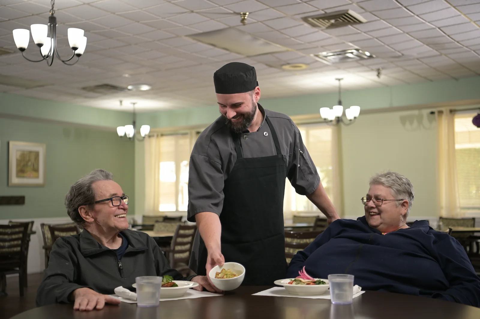 Clinton Villa Independent Living dining