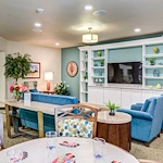 Bella Vista Gracious Retirement Living Hawthorn Senior Independent Living in Asheville, North Carolina living room
