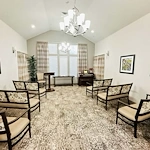 Camden Springs Gracious Retirement Living Hawthorn Senior Independent Living in Elk Grove, California church gathering area