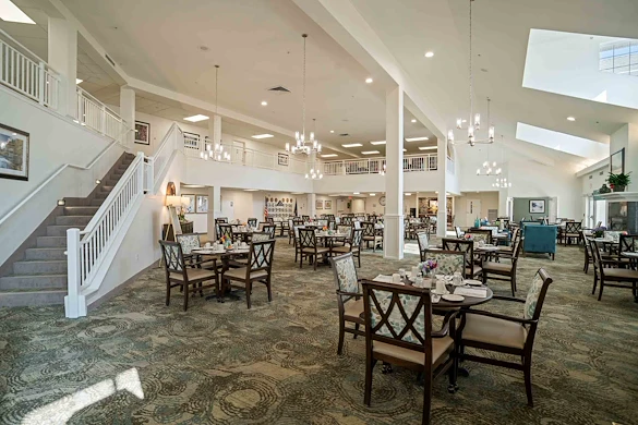 Olympus Ranch Gracious Retirement Living Hawthorn Senior Independent Living in Murray, Utah dining room