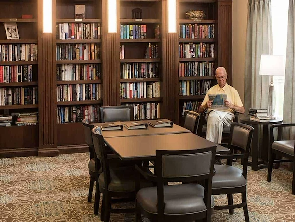 Parkway Place Senior Living library