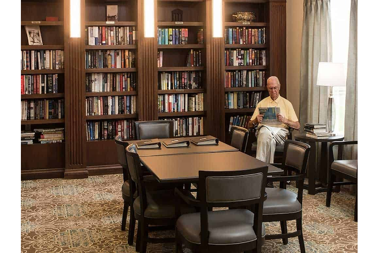 Parkway Place Senior Living library