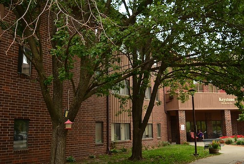 Keystone Apartments independent living front exterior