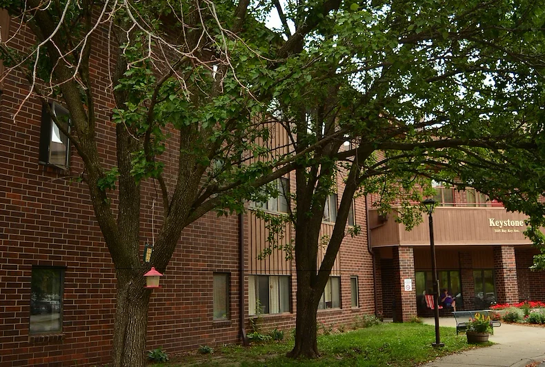 Keystone Apartments independent living front exterior