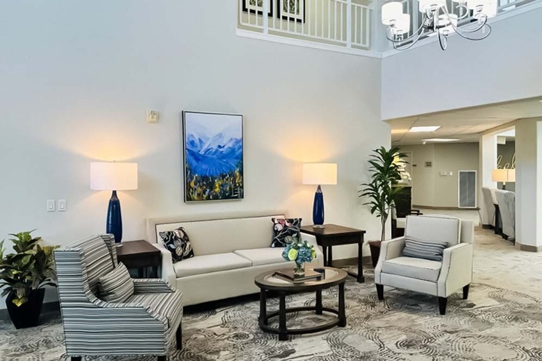 Camden Springs Gracious Retirement Living Hawthorn Senior Independent Living in Elk Grove, California living room