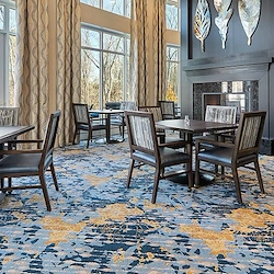 Westhill Newnan Crossing senior living community offering assisted living and memory care in Newnan, GA, dining room area