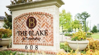 Sign at The Blake of Township