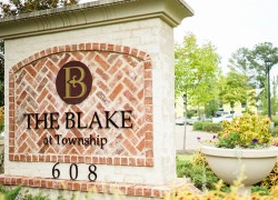 Sign at The Blake of Township