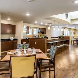 Harvester Place Senior Assisted Living Memory Care in Burr Ridge, IL dining room