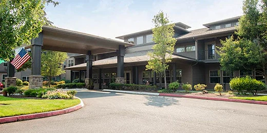 Avamere at Port Townsend Senior Living in Washington front exterior