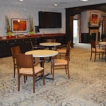 Aster Place senior living community offering independent living, assisted living, memory care, and respite care in Lafayette, IN, dining room