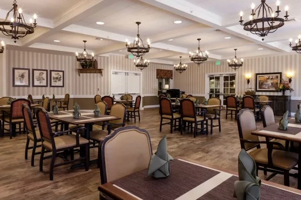 Dining area at Viva Memory Care