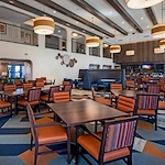 Dining/lounge area at Verena at Gilbert Senior Living 