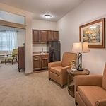 Barclay House of Aiken, senior living community offering assisted living and memory care in Aiken, SC, apartment featuring a kitchenette