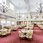 Alexis Estates Gracious Retirement Living by Hawthorn Senior Living, independent living in Allen, TX, grand dining room