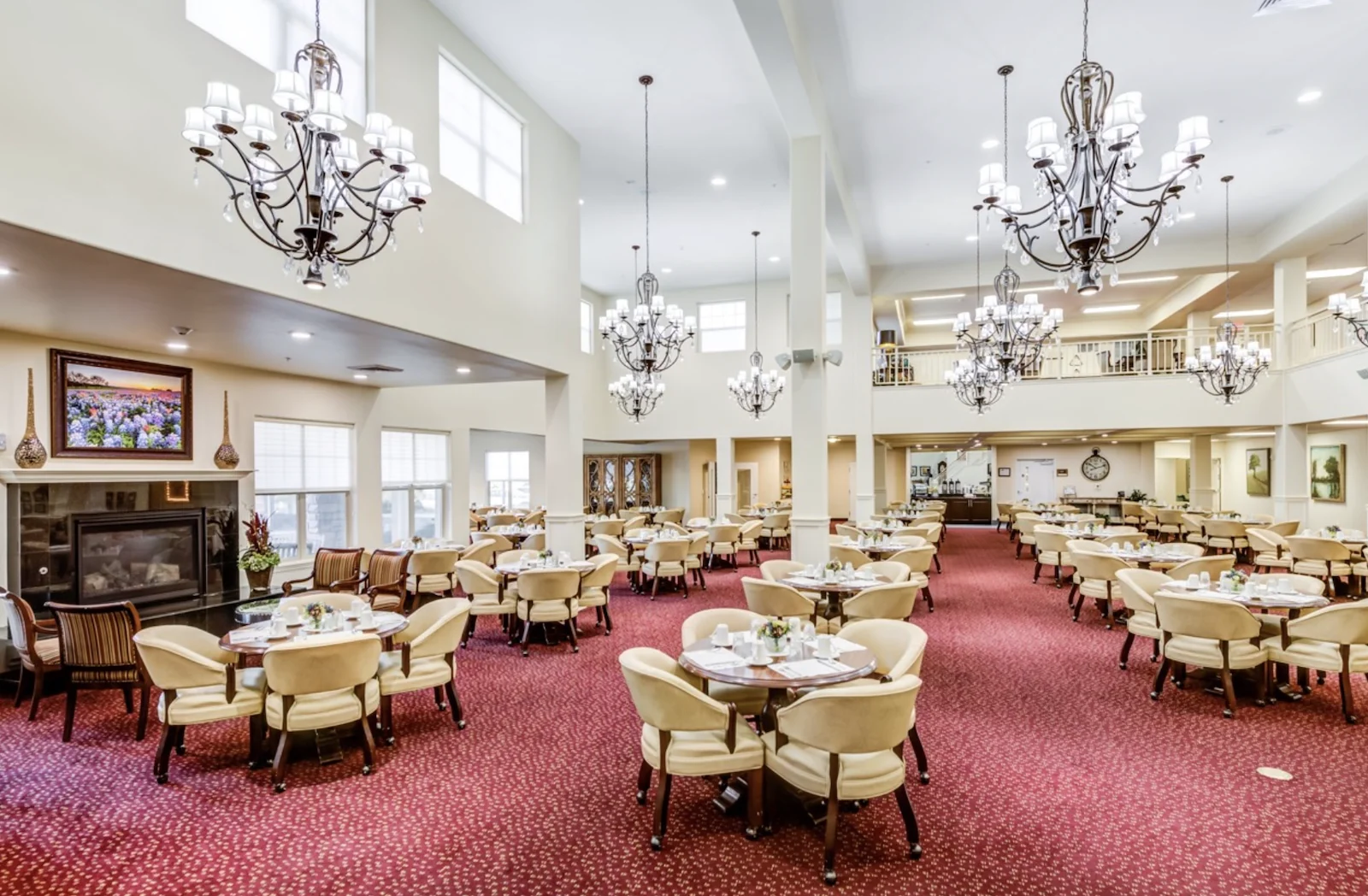 Alexis Estates Gracious Retirement Living by Hawthorn Senior Living, independent living in Allen, TX, grand dining room