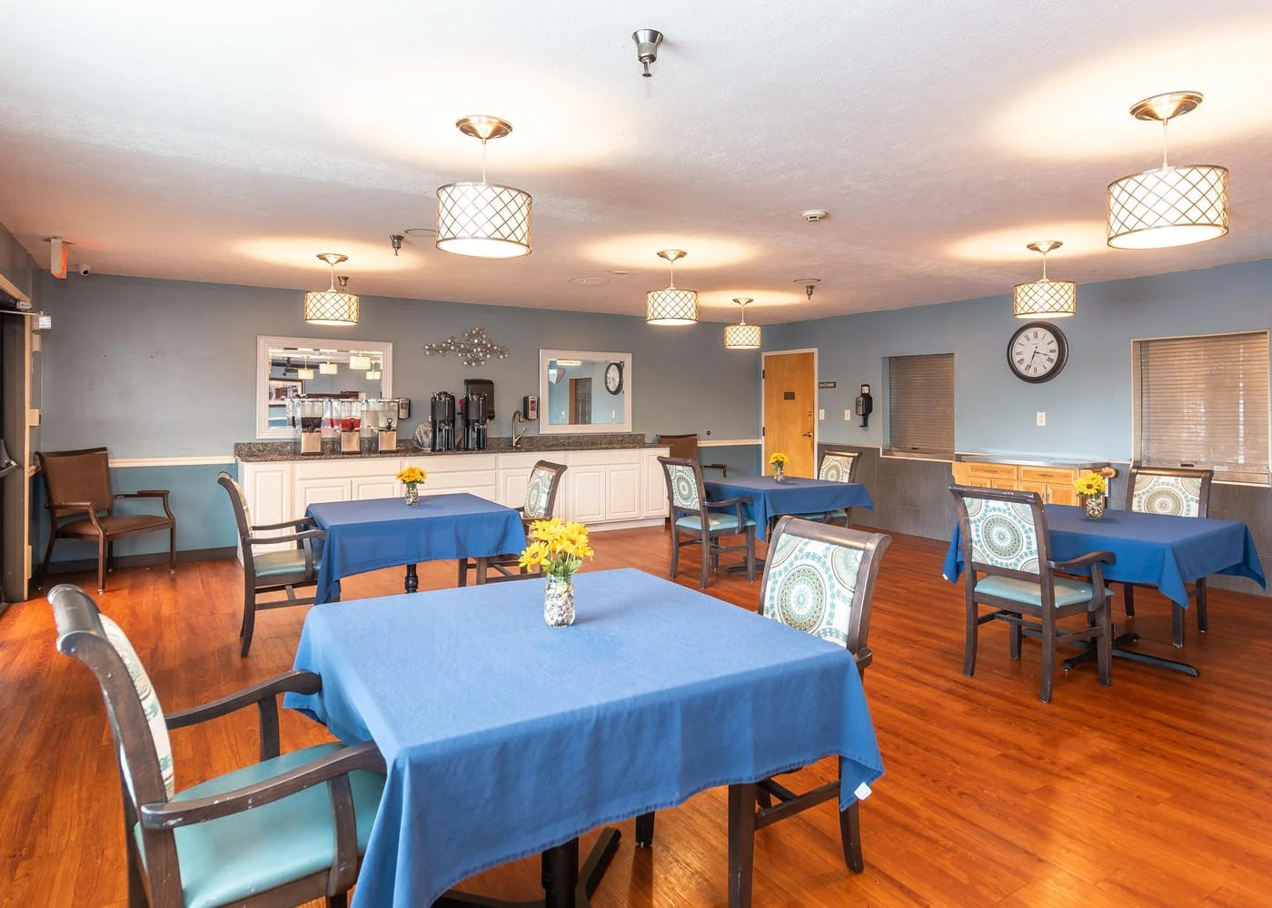 Bethany Village Assisted Senior Living and Respite Care in Indianapolis, IN community area dining room