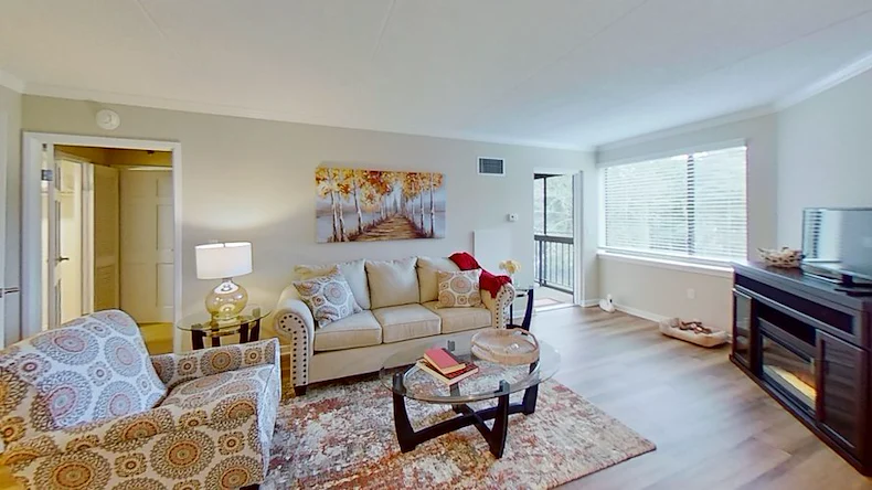 The McAuley resident living space