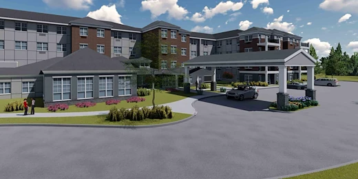 Belmont Gardens Gracious Retirement Living Hawthorn Senior Independent Living in Woodbridge, Virginia, front exterior