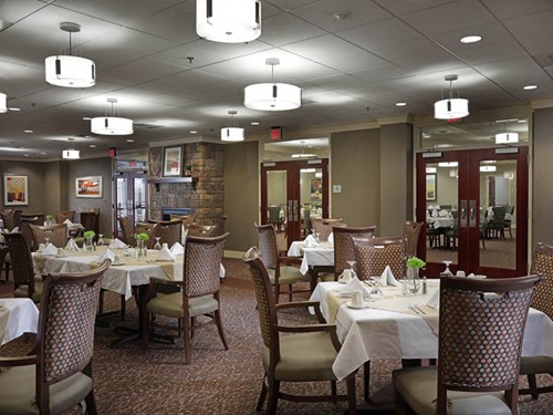 Pruitthealth lifestyle senior community Christian City Assisted Living Center in Union City, Georgia dining room