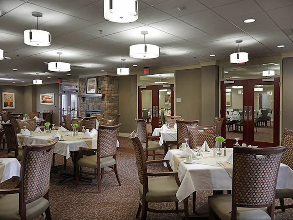 Pruitthealth lifestyle senior community Christian City Assisted Living Center in Union City, Georgia dining room