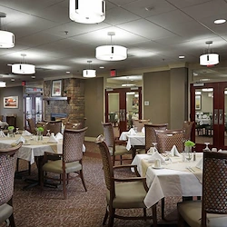 Pruitthealth lifestyle senior community Christian City Assisted Living Center in Union City, Georgia dining room
