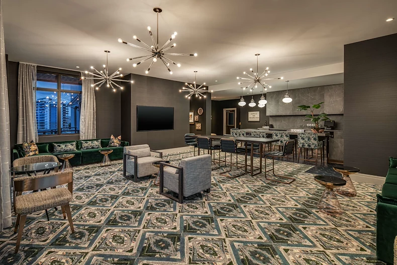 Allegro Fort Lauderdale, senior living community in Fort Lauderdale, FL, offering independent living, assisted living, memory care, and respite care, community social area