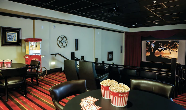 Sanford Estates Gracious Retirement Living Hawthorn Senior Independent Living in Roswell, Georgia movie theater