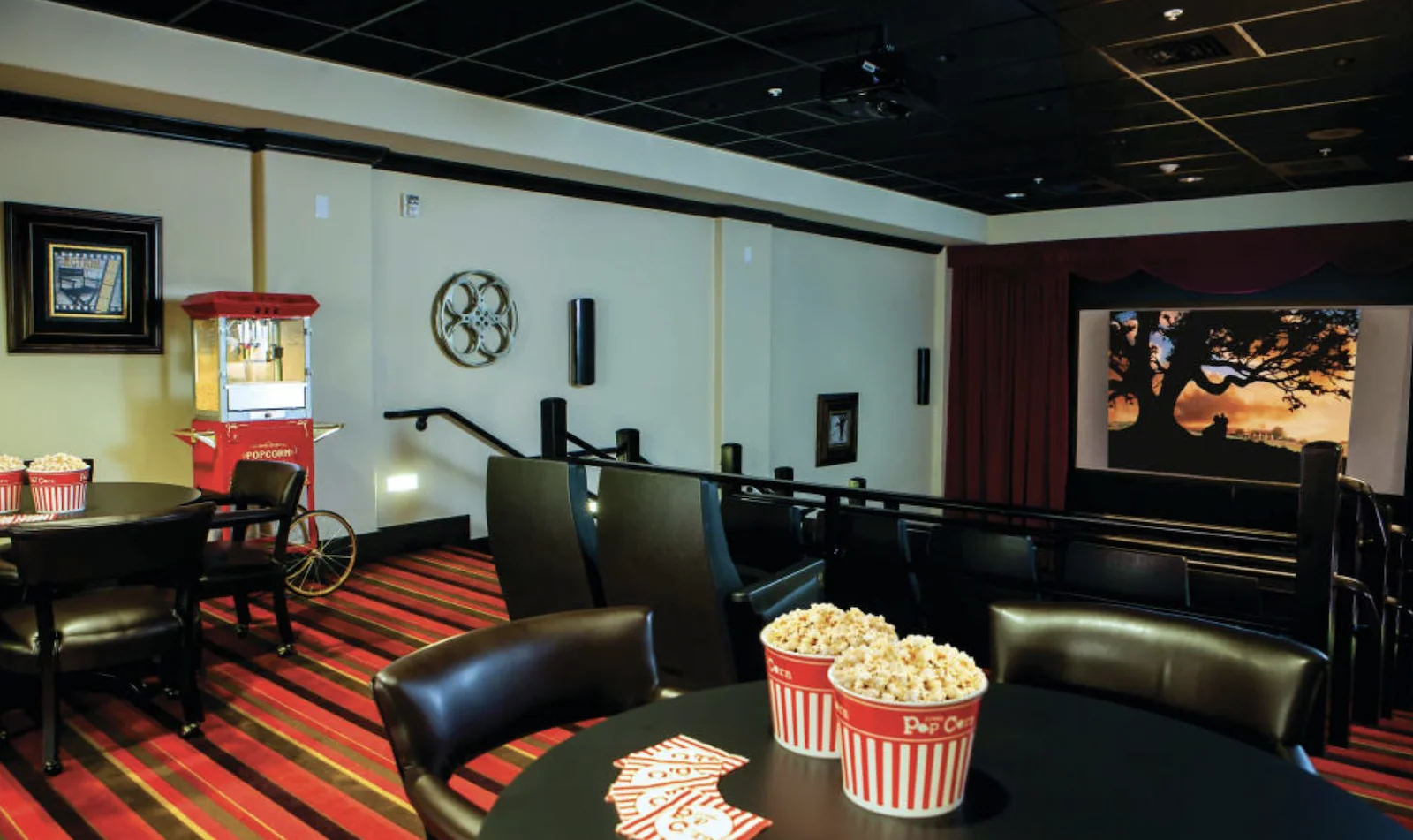 Sanford Estates Gracious Retirement Living Hawthorn Senior Independent Living in Roswell, Georgia movie theater