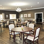 American House Westland Venoy senior living community offering independent living, assisted living, and respite care in Westland, MI, dining room