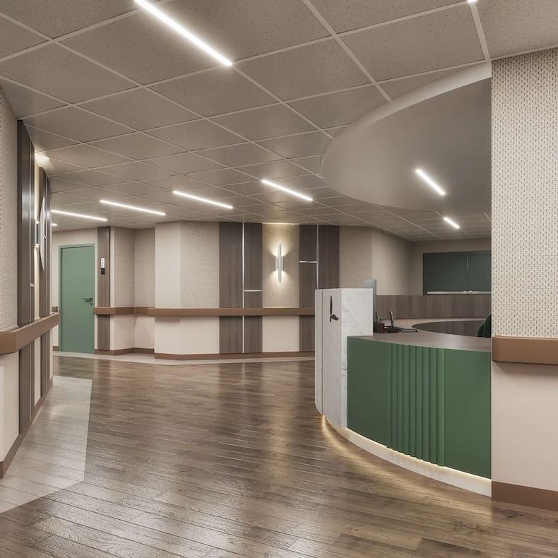 Coming Soon! Renovations are planned for 2026; to include 13 beautiful private rooms, an expanded therapy gymnasium and a brand-new dining area.