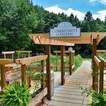 Christian City Skilled Nursing and Rehabilitation Center by PruittHealth in Union City, Georgia outdoor community garden