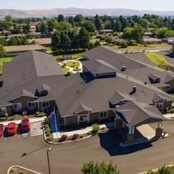 Fieldstone Memory Care of Yakima overview from above