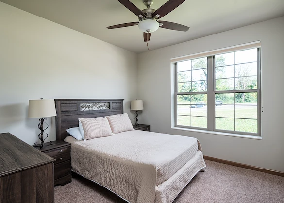Noel Manor Retirement Living Verona, WI, bedroom