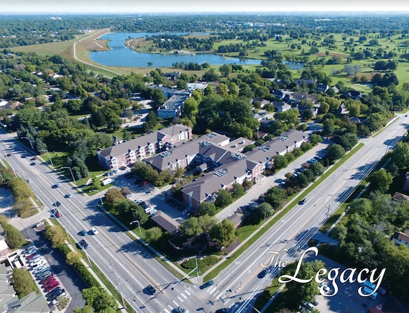 Aerial view of The Legacy, 5600 Pioneers Boulevard, Lincoln NE 68506