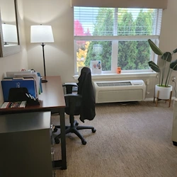 Avamere at Newberg senior living community offering assisted living, memory care, and respite care in Newberg, OR, apartment office