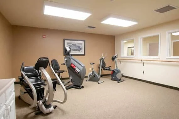 Wenatchee Senior Living by Cogir senior living community offering independent living, assisted living, and respite care in Wenatchee, WA, fitness center