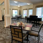 Avamere at South Hill senior living community offering assisted living and respite care in Spokane, WA, dining room