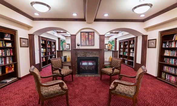 Julian Estates Gracious Retirement Living Hawthorn Senior Independent Living in Puyallup, Washington library