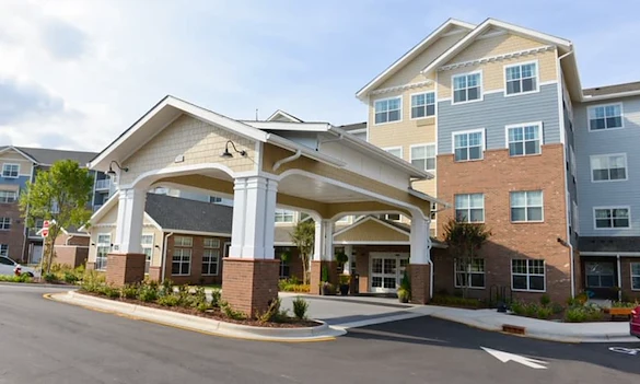 Stoneridge Gracious Retirement Living Hawthorn Senior Independent Living in Cary, North Carolina front exterior