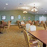 Brookdale Franklin Independent Living in Franklin, TN, dining room perfect for eating or activities