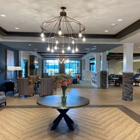 Entrance into Village Terrace Independent Living 