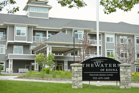 Front entrance of the Waters of Edina 