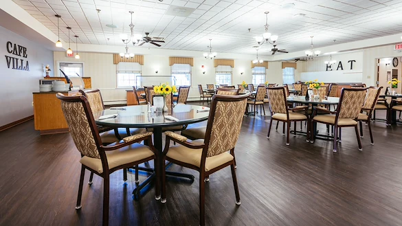 Villa Marie in Livonia, Michigan, dining room