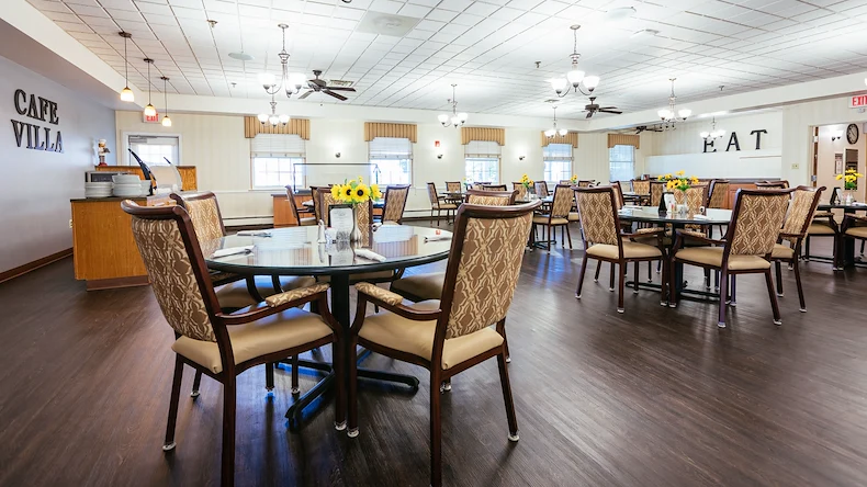 Villa Marie in Livonia, Michigan, dining room